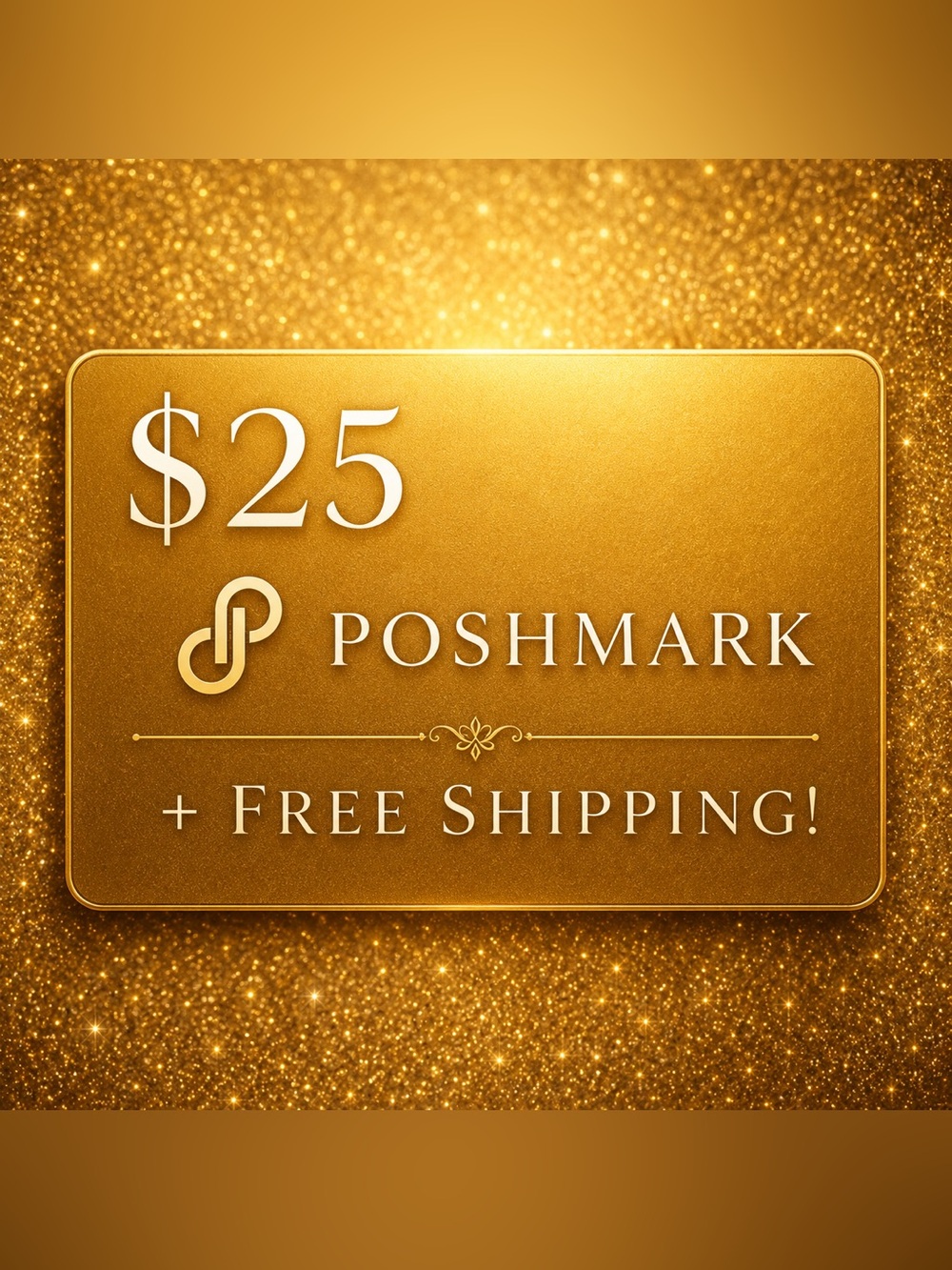 $25 Poshmark Gift Card - Golden Ticket Raid Train